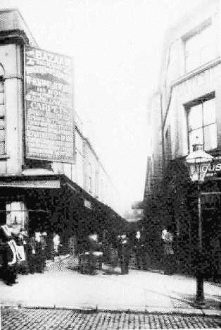 photograph of Cheapside, Briggate, Leeds in 1893